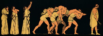 De döda bröderna, 1880 av Flaxman