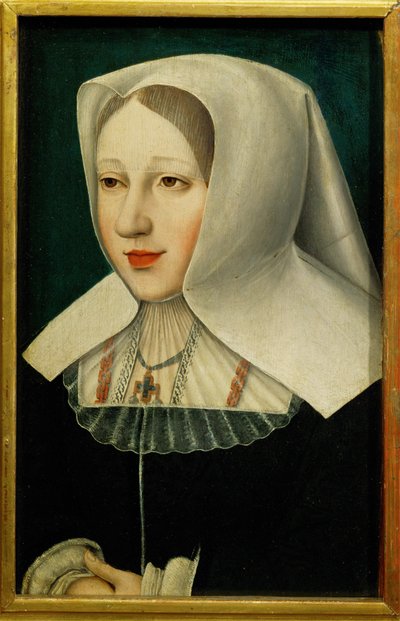 Ärkehertiginnan Margarete, dotter till kejsar Maximilian I (målning på trä) av Flemish School