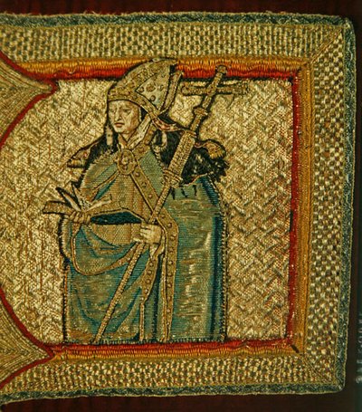 Detalj från en kapsel, tidigt 1500-tal (textil) av Flemish School