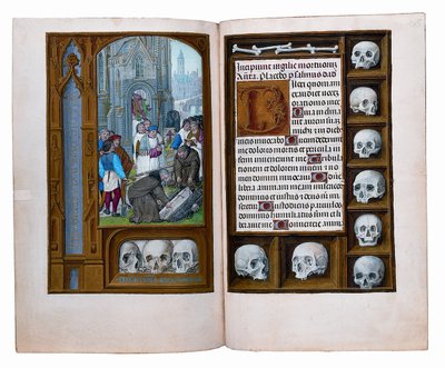Folios från Rothschilds timbok, Gent eller Brygge, c.1505 av Flemish School