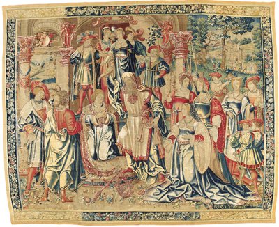 Fransk-flamsk biblisk gobeläng, ca 1510-30 av Flemish School