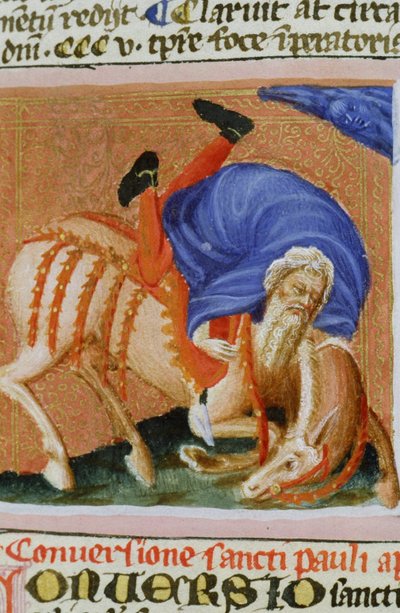Ms Gen 1111 Page från Legenda Aurea, Brygge, c.1400-10 av Flemish School