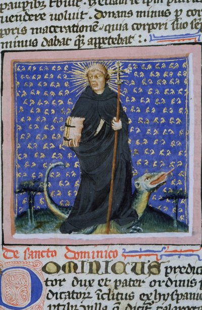 Ms Gen 1111 Page från Legenda Aurea, Brygge, c.1400-10 av Flemish School