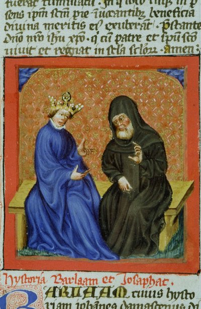 Ms Gen 1111 Page från Legenda Aurea, Brygge, c.1400-10 av Flemish School
