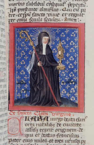 Ms Gen 1111 Page från Legenda Aurea, Brygge, c.1400-10 av Flemish School
