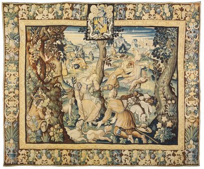 Mytologisk gobeläng, 1600-50 av Flemish School