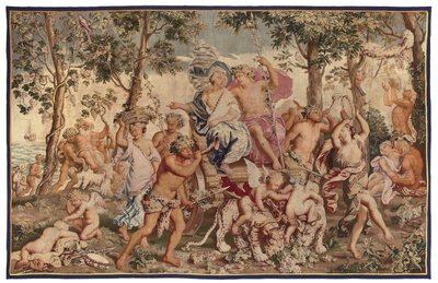 Mytologisk gobeläng, sent 1600-tal av Flemish School