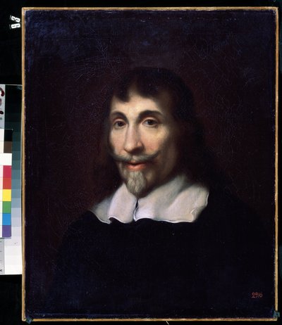 Porträtt av en man. (Porträtt av en man). Anonym målning från 1600-talets holländska skola. Olja på duk. Mikhail Kroshitsky konstmuseum, Sevastopol (Sevastopol) Ukraina av Flemish School