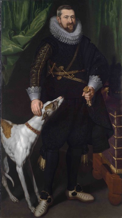 Porträtt av Charles-Alexandre de Croÿ av Flemish School