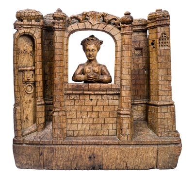 Sankta Barbara i hennes torn, ca 1500 av Flemish School
