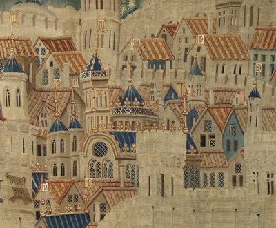 Gobeläng som visar erövringarna av kung Alfonso V av Portugal av Flemish School