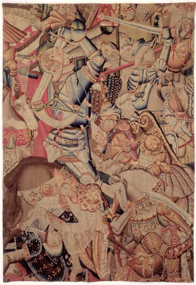 Slaget vid Roncevaux, från The History of Charlemagne av Flemish School
