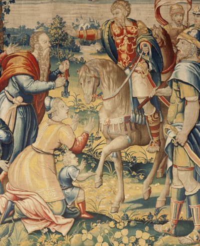 The History of Hannibal, c.1570 (gobeläng) av Flemish School