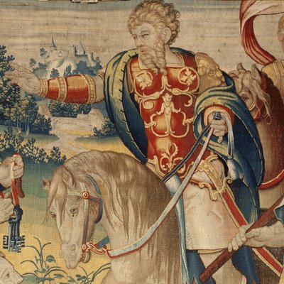 The History of Hannibal, c.1570 (gobeläng) av Flemish School