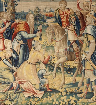The History of Hannibal, c.1570 (gobeläng) av Flemish School