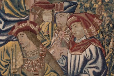 The Redemption of Man gobeläng (textil) av Flemish School