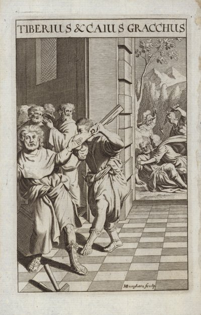 Tiberius & Caius Gracchus av Flemish School