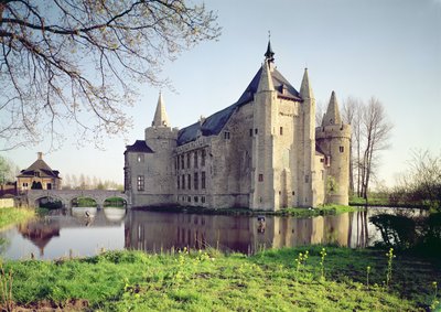 Utsikt över slottet av Flemish School