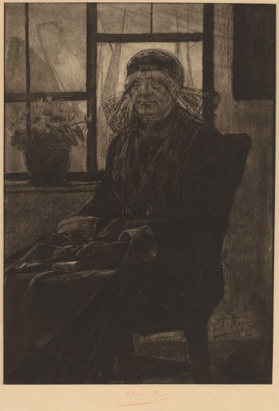 Spetsvärderare The Expert in Laces, 1876. av Félicien Rops