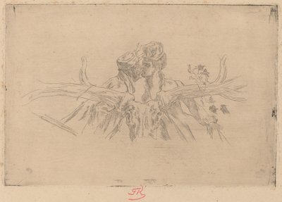 Maris tåg (Le train de Maris) av Félicien Rops