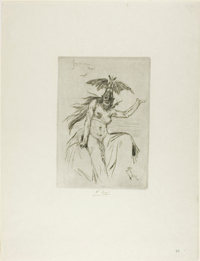 Krigare av Félicien Rops