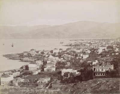 Beirut. Sett från American College, ca. 1870. av Félix Bonfils