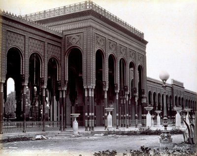 Gazirah Palace i Kairo av Félix Bonfils