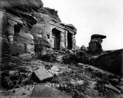 Gebel Silsileh, Egypten, 1878 av Félix Bonfils
