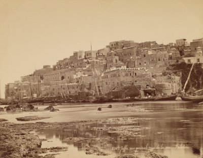 Jaffa, Allmän vy från havet - Palestina av Félix Bonfils