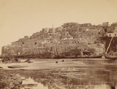 Jaffa, allmän vy från havet - Palestina av Félix Bonfils