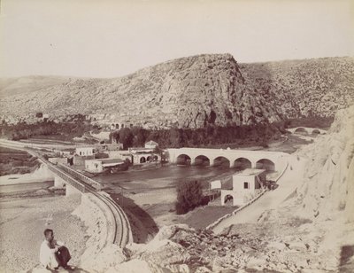 The Bridges of the Flower [River] of the Dog, ca. 1880. av Félix Bonfils