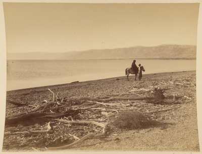 Döda havet och Judéens berg, Palestina av Félix Bonfils