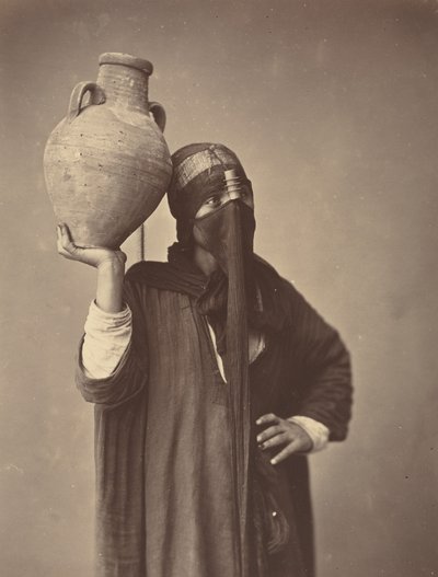 Vattenbärare i Kairo, ca. 1870. av Félix Bonfils