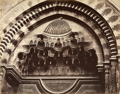 Relief av en nisch, Egypten av Félix Bonfils