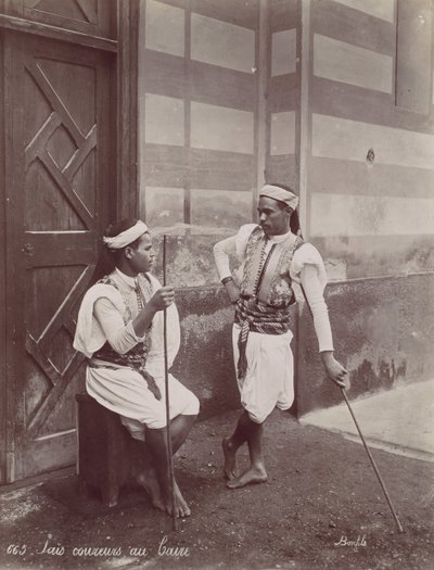 Känner löpare i Kairo, 1870-talet. av Félix Bonfils