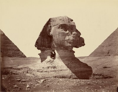 Sfinxen och pyramiderna av Félix Bonfils