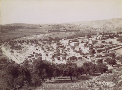 Översikt över Betania - Översikt över Betania, ca. 1880. av Félix Bonfils