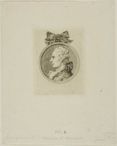 André de Nerciat av Félix Henri Bracquemond