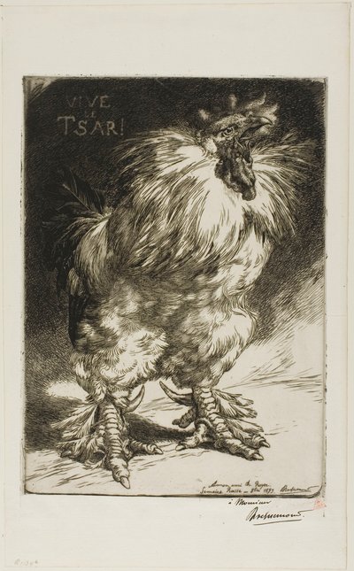 Länge leve tsaren! av Félix Henri Bracquemond