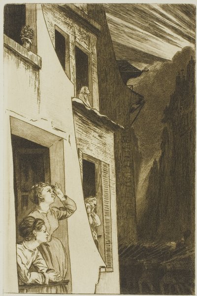 Förmörkelsen av Félix Henri Bracquemond