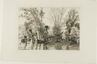 Sälgarna vid Mottiaux av Félix Henri Bracquemond