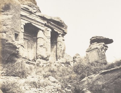 Djebel Selséléh Silsilis, Steles Architecturales Carved In The C..., 1851-52, tryckt 1853-54. av Félix Teynard