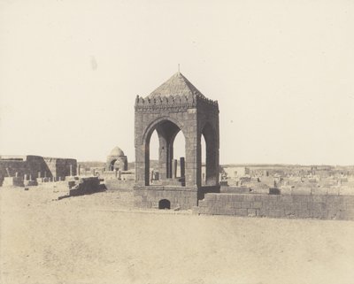 Kairo, Mamlukernas kyrkogård, 1851-52, tryckt 1853-54. av Félix Teynard