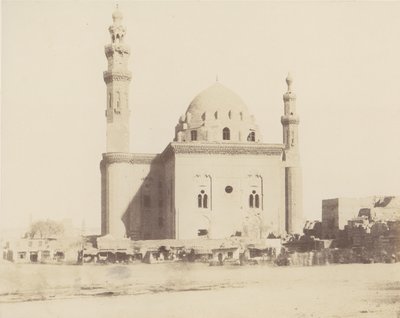 Le Kaire, moskén av Sultan Haçan le Tombeau, 1851-52, tryckt 1853-54. av Félix Teynard