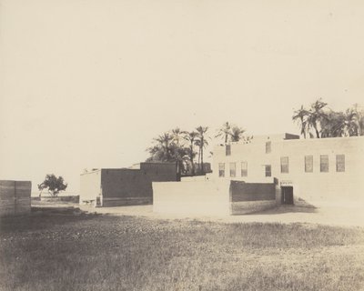Syout, Arab Dwellings on the Edge of the Nile, 1851-52, tryckt 1853-54. av Félix Teynard