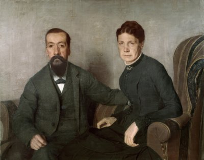 Porträtt av konstnärens föräldrar av Félix Vallotton