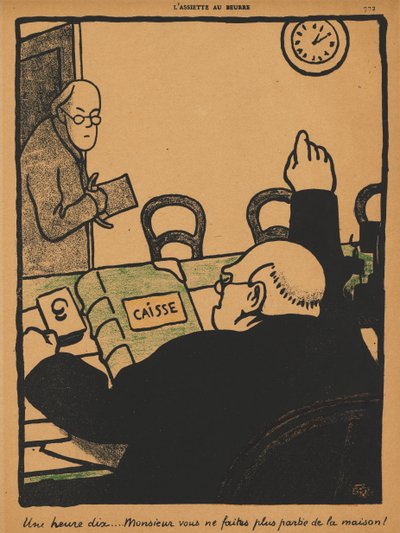 Brott och straff XV, 772: Tio över ett av Félix Vallotton