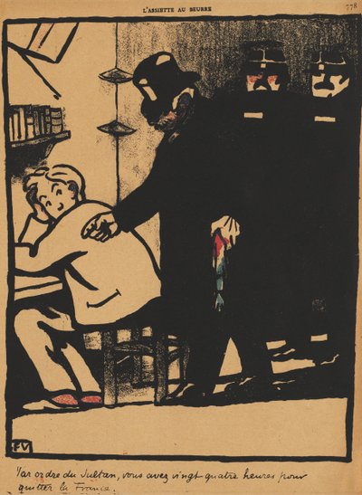 Brott och straff XXI, 778: På order av sultanen av Félix Vallotton
