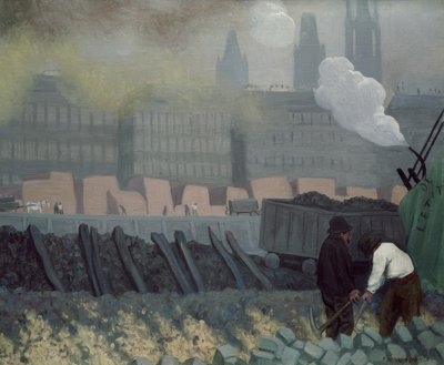 Hamnen i Rouen av Félix Vallotton