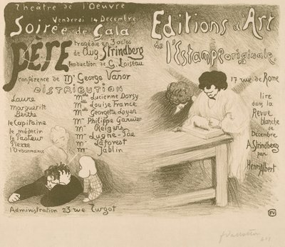 Far: tragedi i 3 akter av aug. Strindberg, 1894. av Félix Vallotton